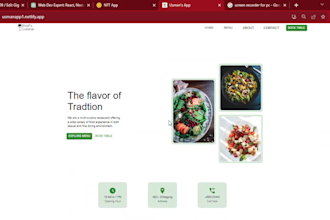 create responsive mern stack website