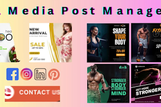 be your social media marketing manager for facebook instagram and brand growth