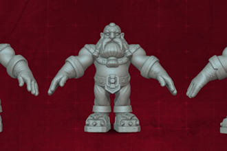 make 3d characters and sculpt everything for 3d printing