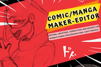 correct, drawing and modify your comic professionally