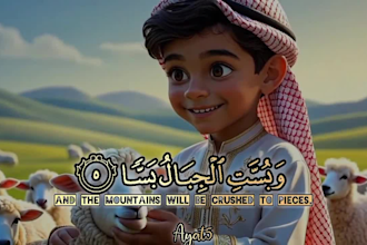 do quranic video editing for childs