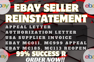 do ebay susepnsion reopen mc011 ebay invoice ebay restriction ebay reinstatement