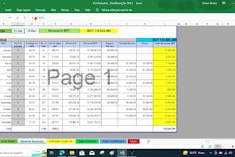 do excel data entry, graph, auto process, pivot tables, dashboard, formula