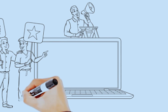 create 2d whiteboard animated explainer video in doodly vyond toonly animaker