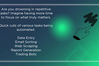 develop scripts and bots to automate tasks