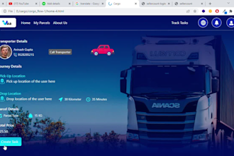 develop responsive front end website with bootstrap, tailwind css