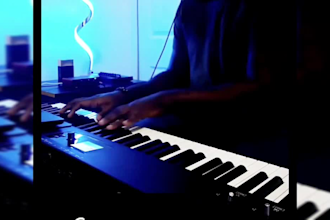 be your piano player, session pianist, record piano cover and keyboards