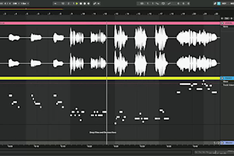 create a midi clip from your acapella or solo insrtumental