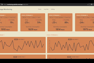 create realtime iot monitoring website with firebase or mqtt