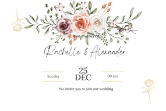design invitation, thank you, birthday and gift cards