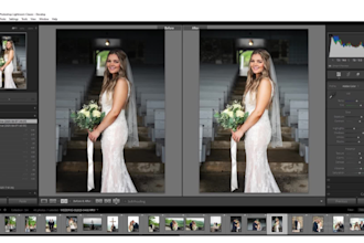 do wedding photo editing,culling and lightroom photo editing