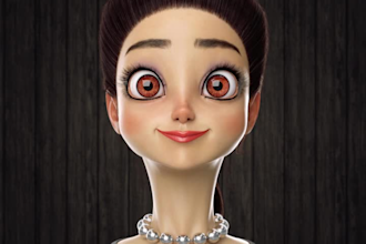 create 3d character modeling, 3d rigging, 3d character design, 3d game ready