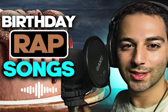 record a happy birthday rap song