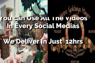 create a modern short video ads for your social media