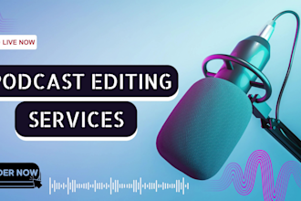 do podcast audio editing, mixing and mastering