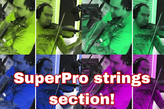 record or arrange super pro violin or strings section