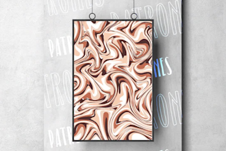 create a marble effect for backgrounds, prints, patterns