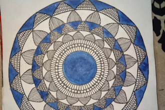 do digital mandala artwork and traditional mandala artwork
