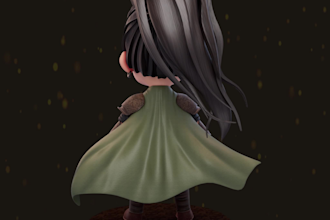 create cartoon 3d modelling and 3d characters animation