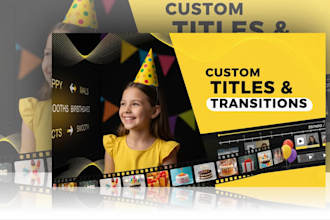 create a professional birthday slideshow video with photos, videos and music