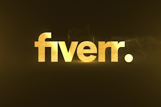 do logo reveal animation sand effects