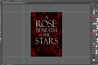 professional book cover with photographic style