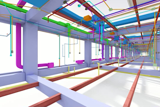 create a 3d mep bim model autodesk revit