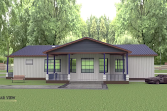 do exterior 3d visualization and rendering