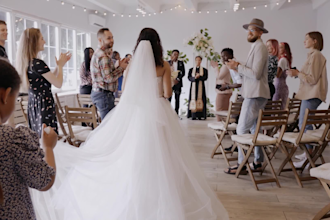 do cinematic wedding video editing for you