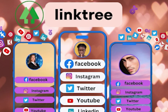 create and set a linktree landing page for your business