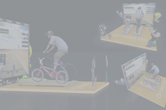 create modern 3d stall, booth, kiosk, stage exhibition stand, in your budget