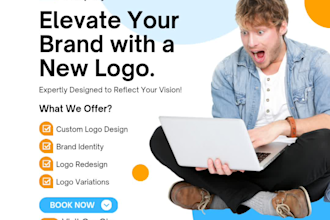 design professional creative logo and youtube thumbnails
