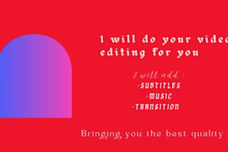 add subtitles, music, and transitions to your video