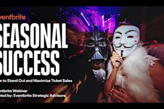 eventbrite promotion, linkedln, facebook event promotion, concert, webinar event