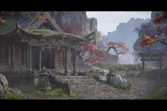 do 3d game environment unity or unreal 5 3d game map 3d landscape level design
