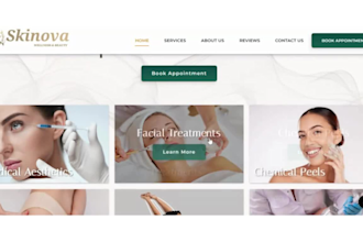 design medical spa website med spa website medspa website