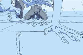 do 2d traditional frame by frame animation,cutscene, cartoon music lyrics video