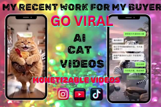 make viral ai cat videos ai stories ai animal fusion video for youtube channel
