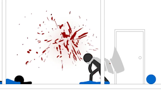 create custom 2d character or stickman animation