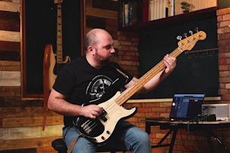 record killer professional rock, punk and metal bass track