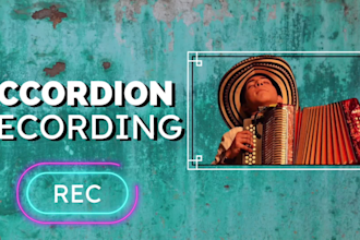 record a beautiful professional accordion for your song