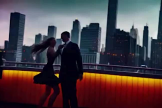 create epic artistic ai music video