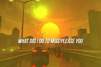 create beautiful animated lyric video