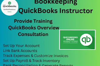 setup, cleanup and provide bookkeeping in quickbooks  , xero