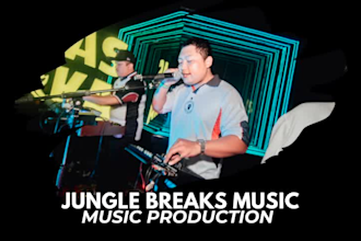 produce jungle breaks, dnb music with exclusive rights