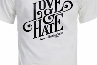create an awesome tshirt design for clothing merchandise brand