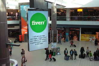 add your content to this billboard in london gatwick airport video