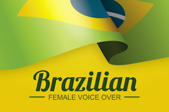 record a brazilian portuguese voice over