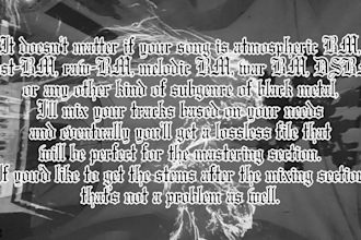 mix your black metal song