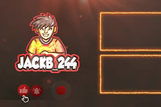 do high resolution youtube intro outro video animation